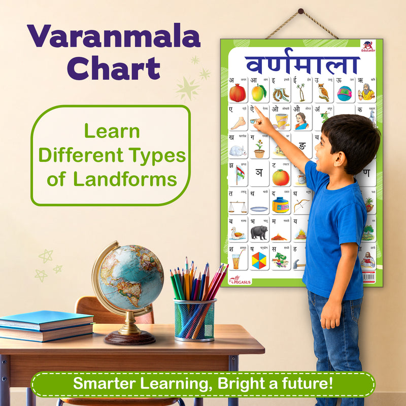 वर्णमाला - Hindi Thick & Laminated Charts
