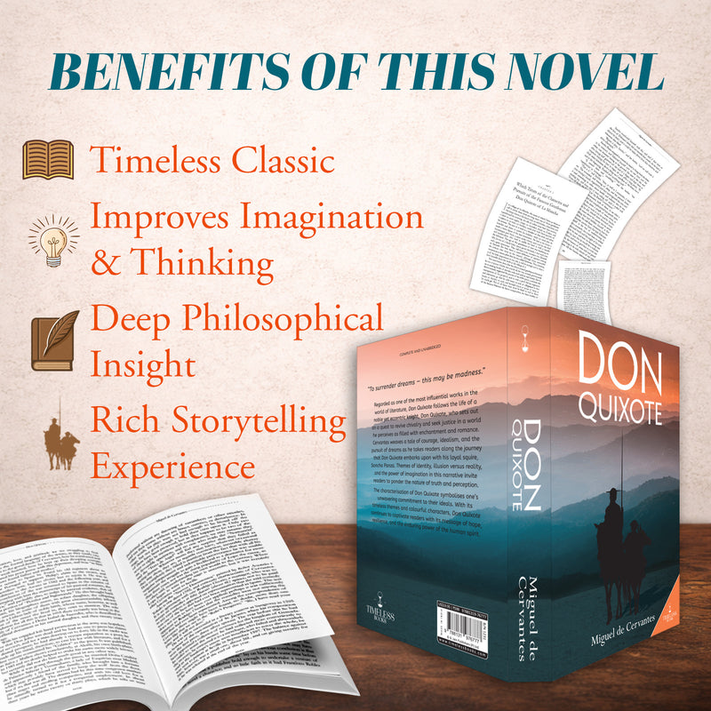Don Quixote – Complete & Unabridged Classic Novel by Miguel de Cervantes | For Young Readers