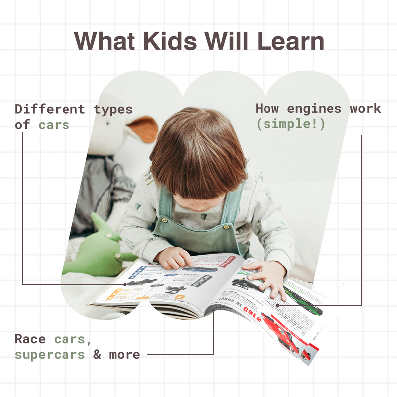 My Very First Cars & Engines Encyclopedia for Kids | Vehicle & Engine Learning Book (Age 4+ Years)