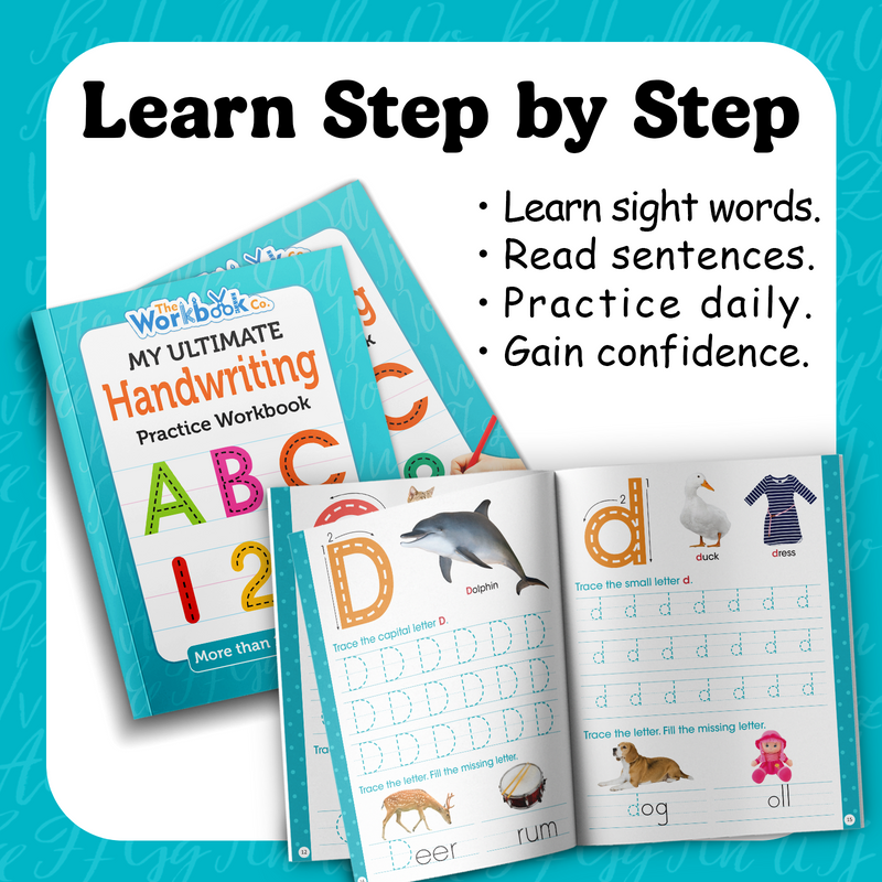 My Ultimate Handwriting Practice Workbook for Kids – Letter Tracing & Writing Practice (Age 3+ Years)