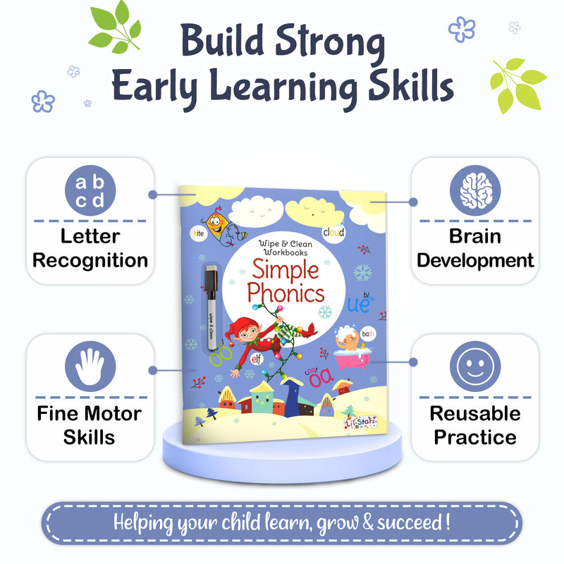 Phonics - Wipe & Clean Workbook