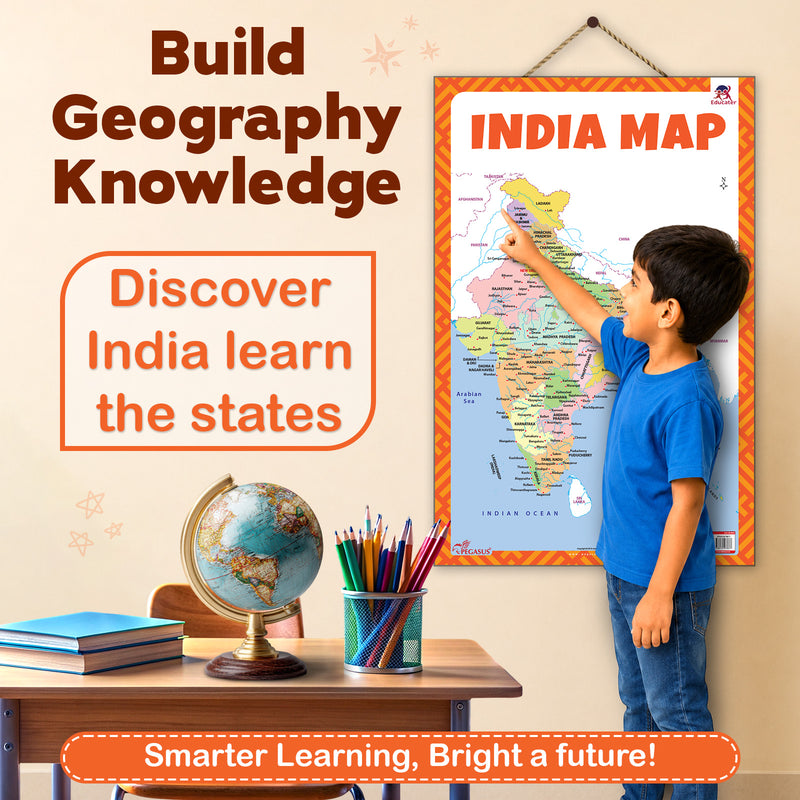 Geography Charts – Early Learning Wall Charts (Thick Lamination)
