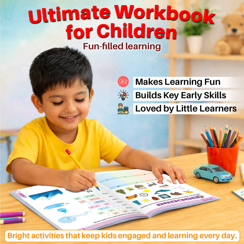 The Ultimate Workbook for Children: 1 – Early Learning & Educational Book for Kids (Age 3+ Years)