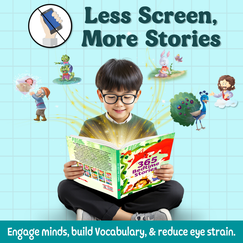 365 Bedtime Stories for Kids – Moral Lessons Story with Beautiful Illustrations (Age 3+ Years)