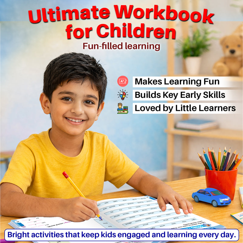 The Ultimate Workbook for Children: 3 – Early Learning & Educational Book for Kids (Age 3+ Years)
