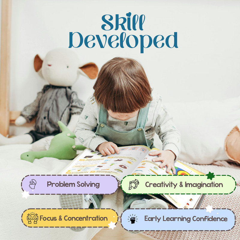 365 Science Activity Book for Kids – Mazes, Puzzles, and Memory Learning Books (Age 3+ Years)