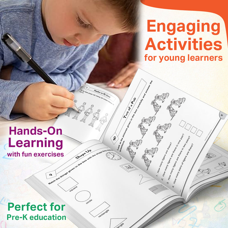 My First Maths Workbook 1 for Kids – 191 Fun  Activities for Counting & Early Learning (Age 3+Years)