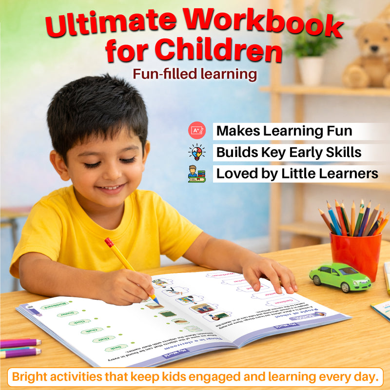 The Ultimate Workbook for Children B – Early Learning & Educational Book for Kids (Age 3+ Years)