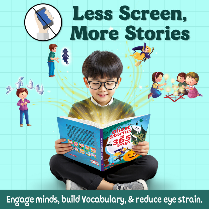 Ghost Stories For 365 Days for Kids – Moral Lessons Story with Beautiful Illustrations (Age 3+ Years)
