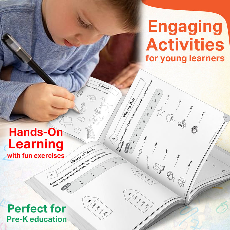 My First English Workbook 1 for Kids – 191 Fun Activities for Letters & Early Learning  (Age 3+Years)