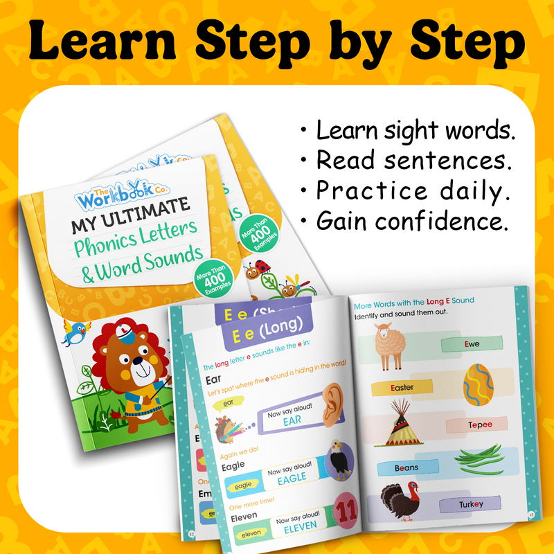 My Ultimate Phonics Letters and Word Sounds for Kids – Alphabet Sounds & Reading Book  (Age 3+ Years)