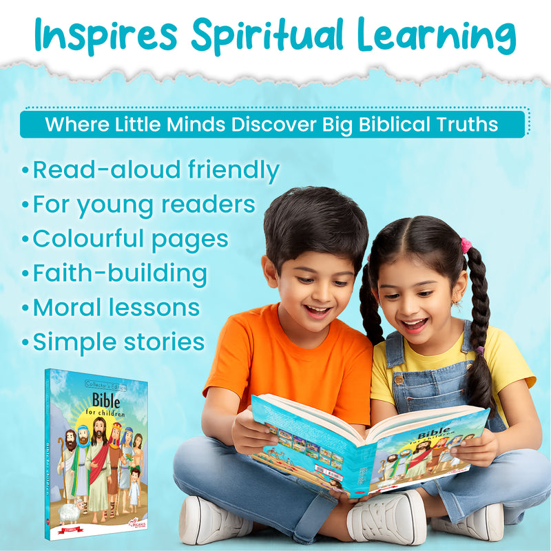 Bible for Children – Illustrated Children’s Stories Book from the Old & New Testament (4+ years)