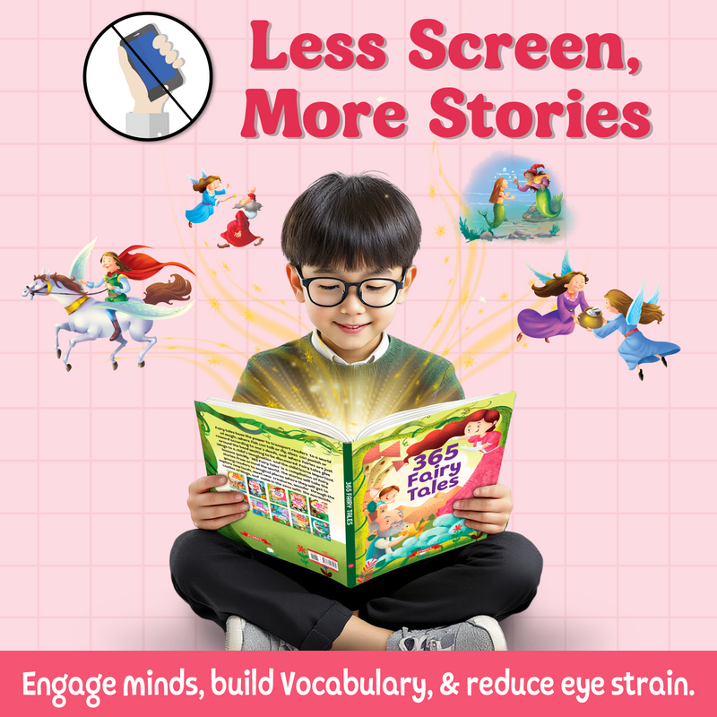 365 Fairy Tales for Kids – Moral Lessons Story with Beautiful Illustrations (Age 3+ Years)