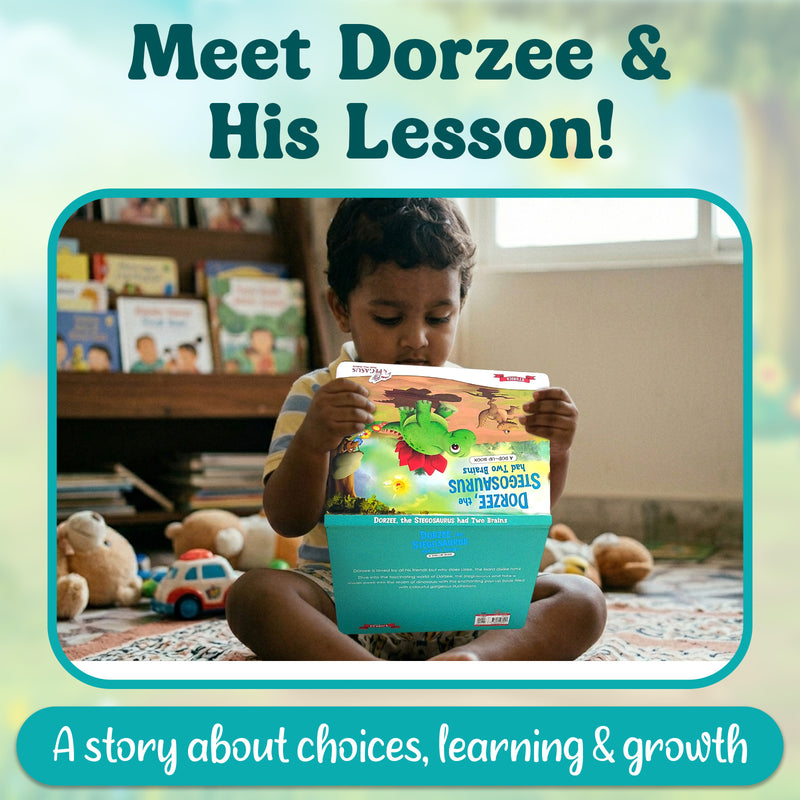 Dorzee, the Stegosaurus – Pop-Up Book for Kids | Bedtime Story Book with Fun Lesson (Age 2+ Years)