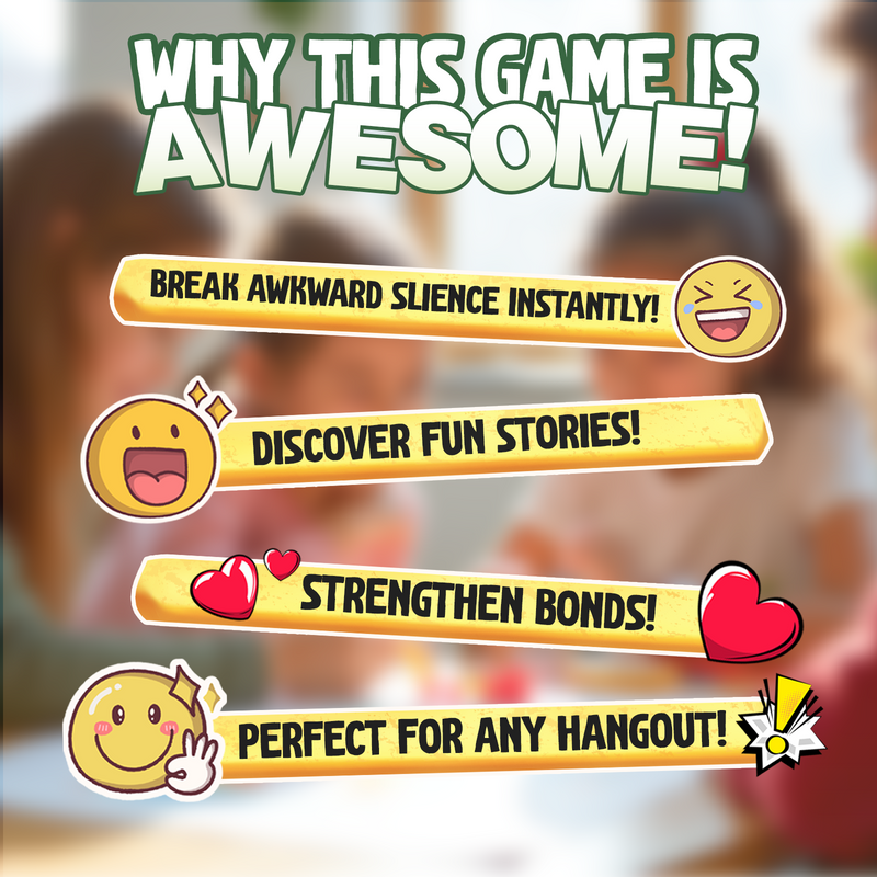 Fries with Friends - Tiny Talks Fun Conversation Stick Game For Kids and Teens (Age 4-7 Years)