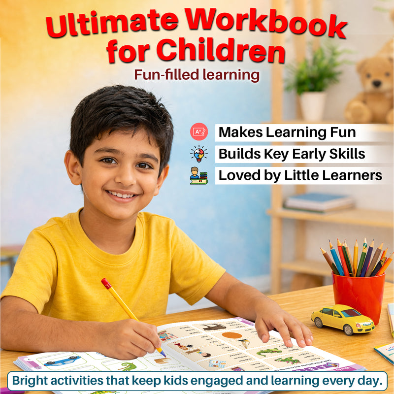 The Ultimate Workbook for Children: 4 – Early Learning & Educational Book for Kids (Age 3+ Years)