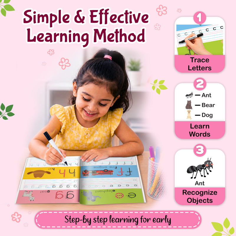 Lowercase Alphabet- Wipe & Clean Workbook