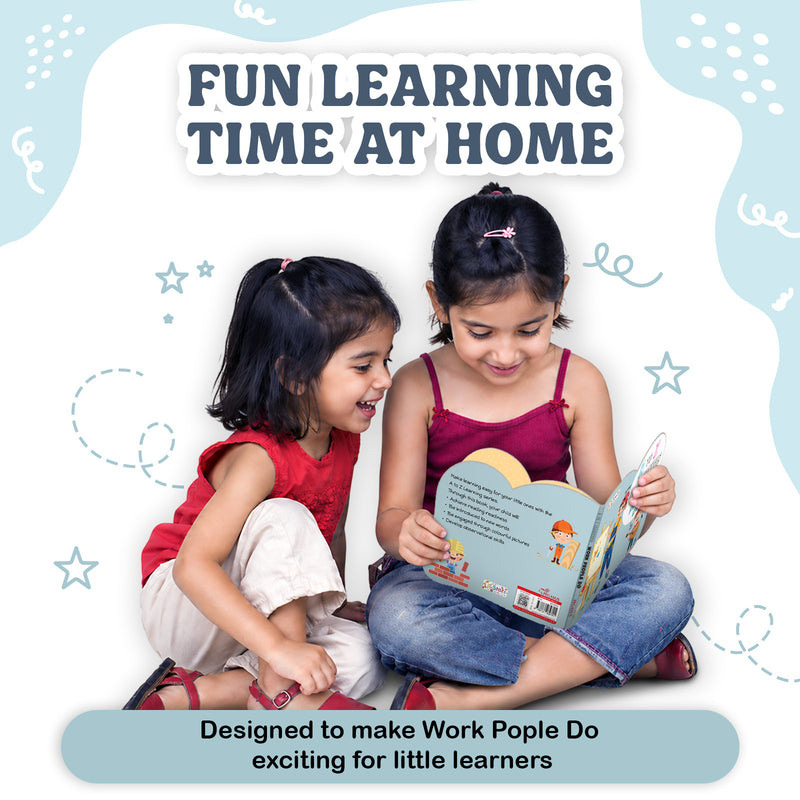 A to Z Learning Work People Do Board Book for Kids – Early & Fun Learning Book (Age 1+ Years)