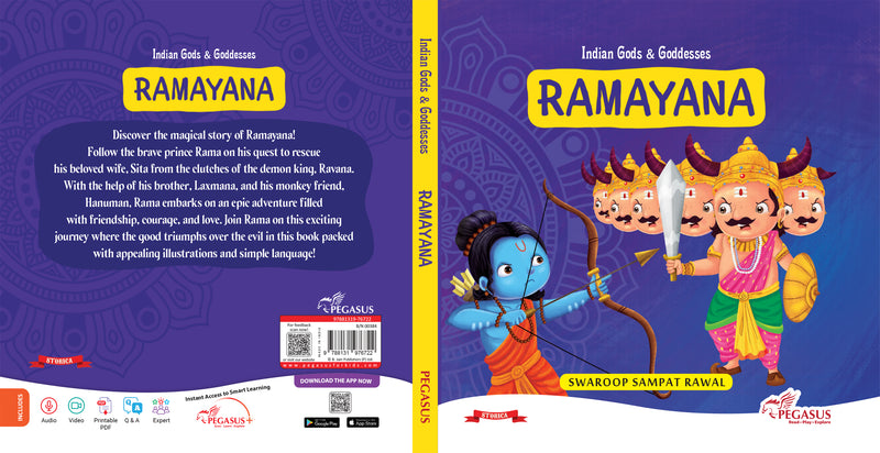 Ramayana – Indian Gods & Goddesses | Illustrated Story Book for Kids