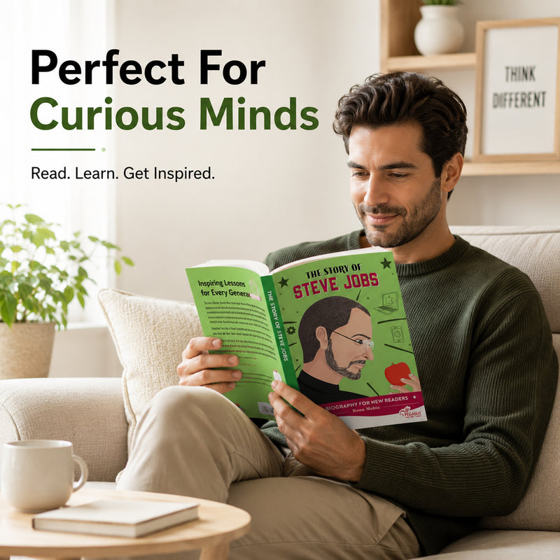 Steve Jobs-Biography Inspiring Stories Book for Kids