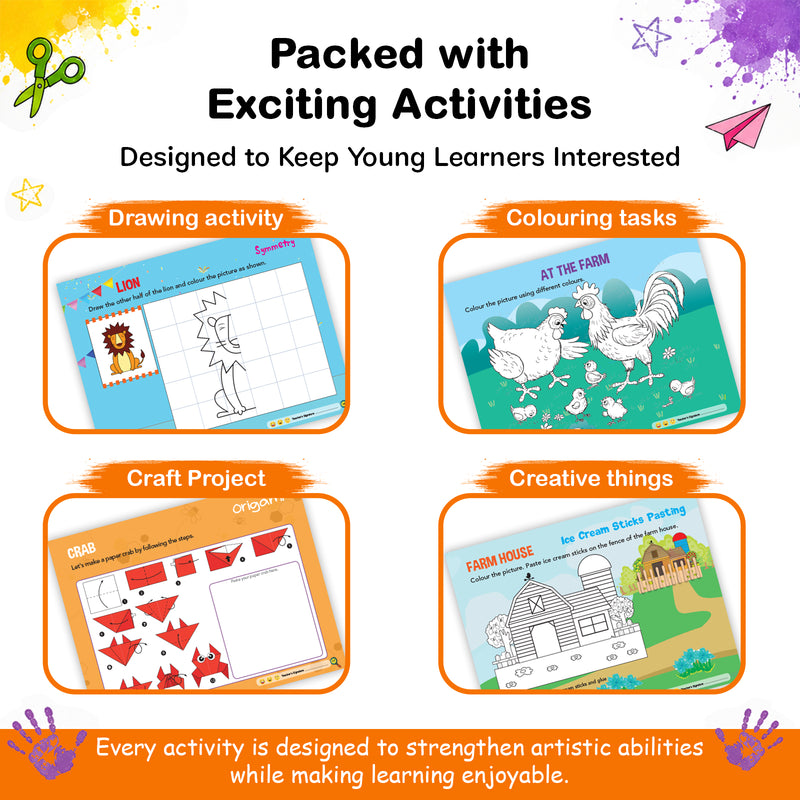 Art and Craft Activity Book - 4