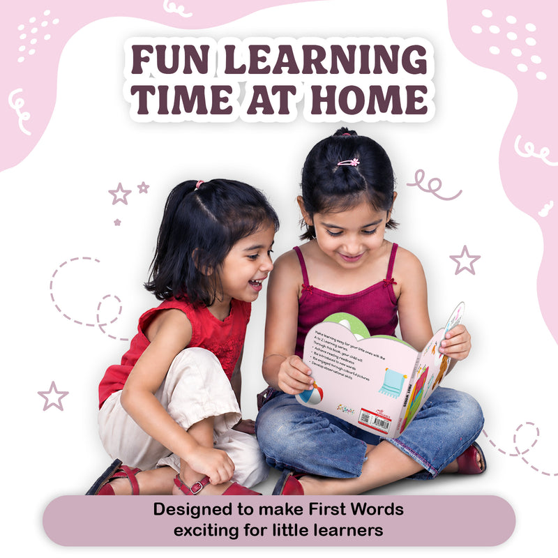 A to Z Learning First Words Board Book for Kids – Early Vocabulary Picture Book (Age 1+ Years)