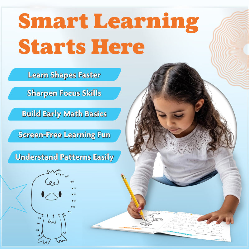 STEAM Maths Shapes & Patterns Workbook for Class 1 | Early Maths Activity Book (Age 5–7 Years)