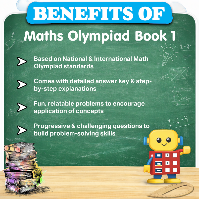 Maths Olympiad Workbook 3 | Practice Activity Book with Step-by-Step Solutions (Age 6+ Years)