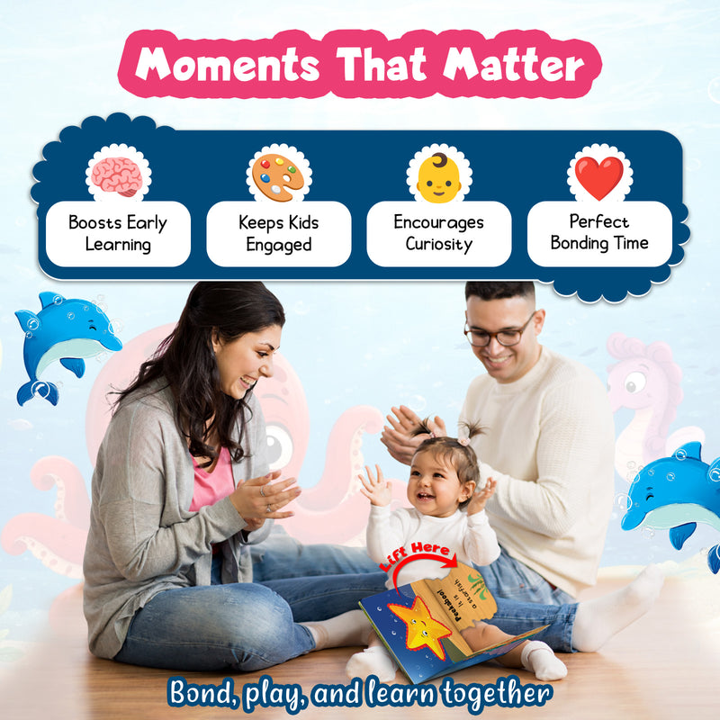 Peekaboo! Under The Sea– Interactive Early Learning & Sea Adventures Book for Toddlers (Ages 1+)