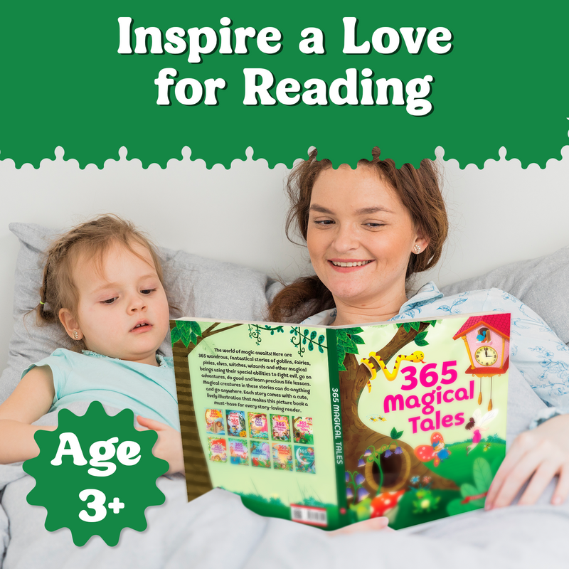 365 Magical Tales for Kids – Moral Lessons Story with Beautiful Illustrations (Age 3+ Years)