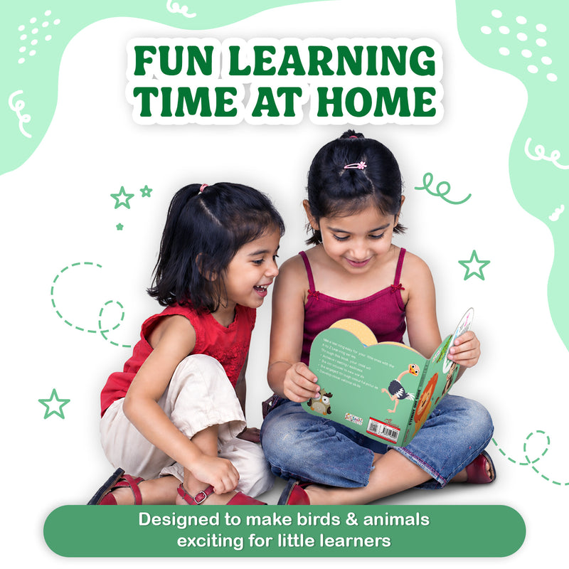 A to Z Learning Birds and Animals Board Book for Kids – Fun Picture Early Learning (Age 1+ Years)