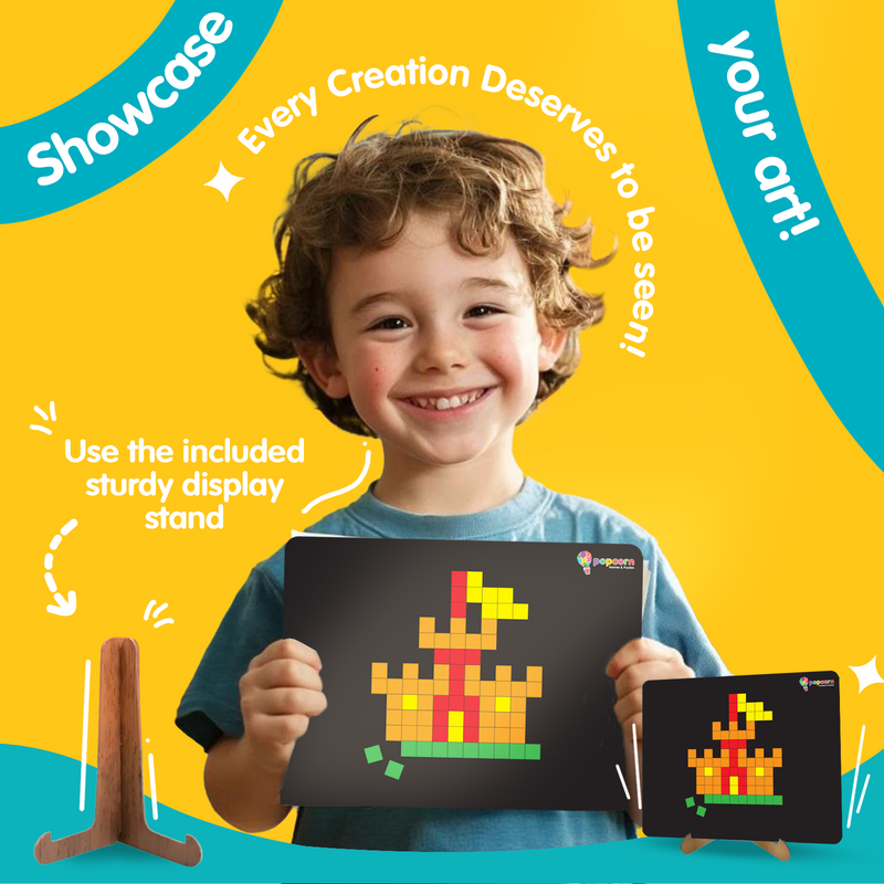 Magnetic Foam Wonder – Square Puzzle Game for Kids and Family (Age 5–99 Years) | Brain Development Toy