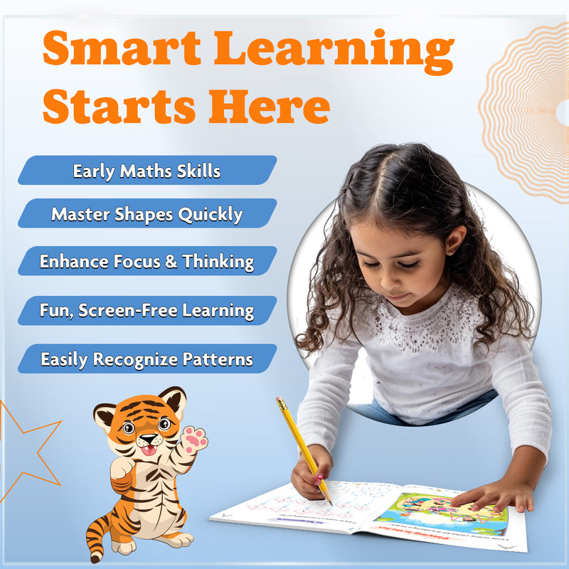 STEAM Wonders of Maths Workbook for Class 1 | Early Maths Activity Book for Shapes, Patterns & Numeracy Skills (Age 5–7 Years)