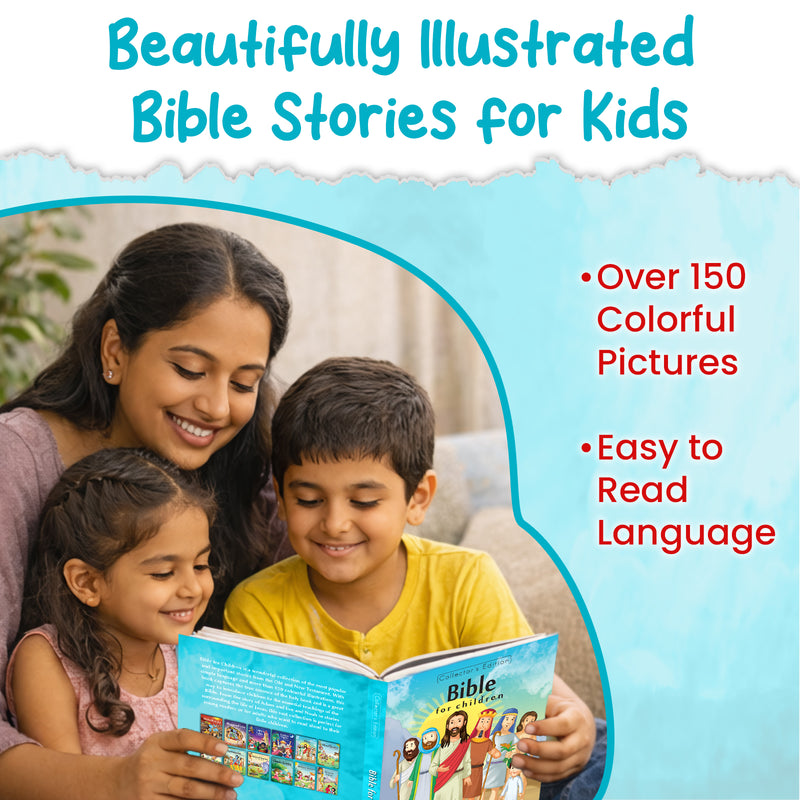 Bible for Children – Illustrated Children’s Stories Book from the Old & New Testament (4+ years)