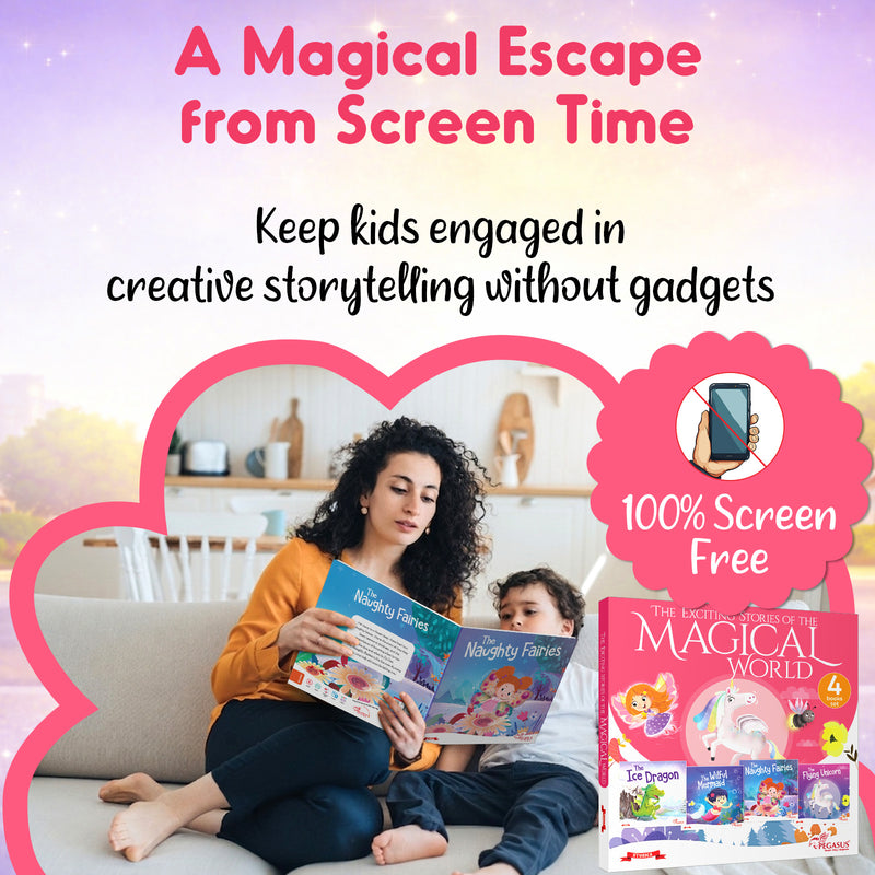 Magical World Story Books for Kids – Fairy Tales Bedtime Story & Early Reading Book (Ages 2+)
