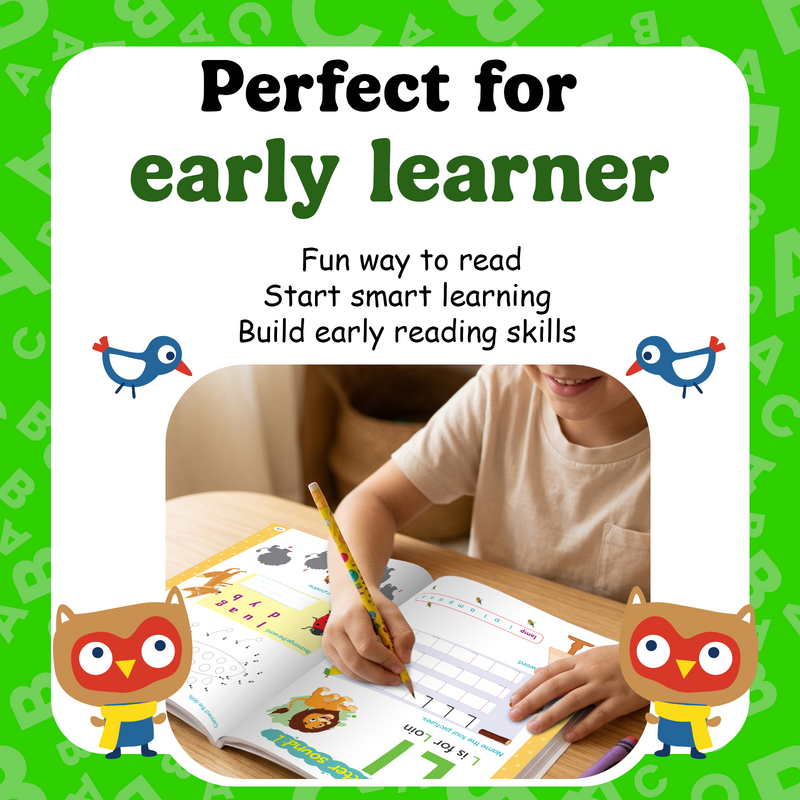 My Ultimate Phonics Practice Workbook for Kids – Early Reading & English Phonics Book (Age 3+ Years)