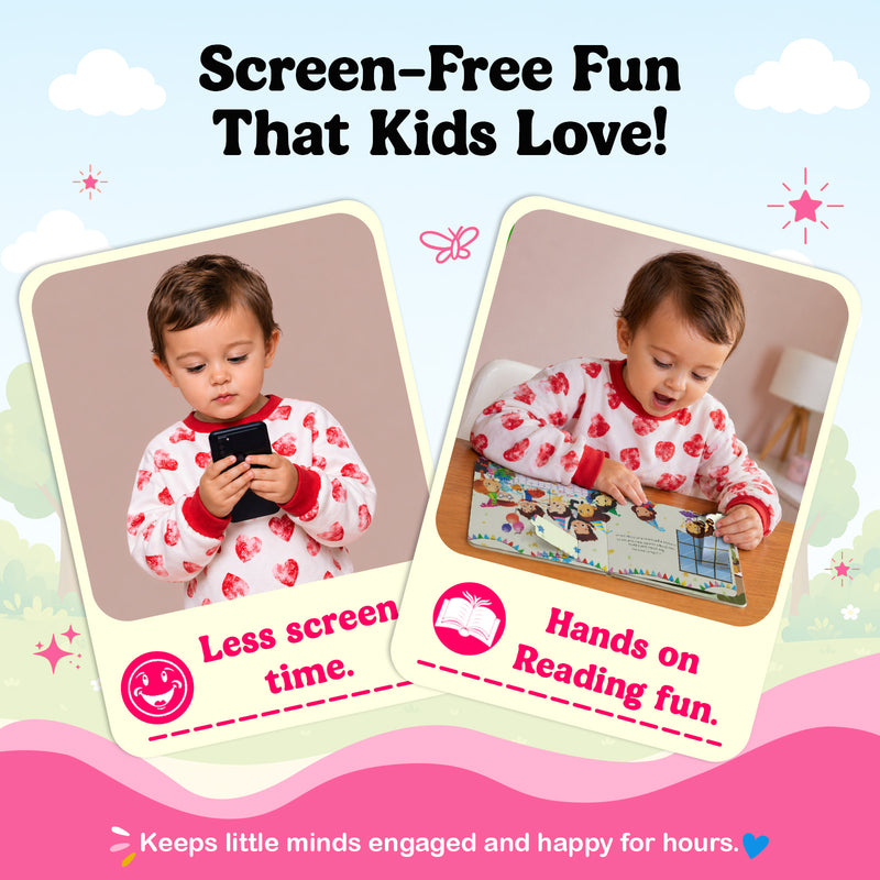 Lift the Flap Colours Board Book for Kids – Early Learning Colour Recognition Book (Age 2+ Years)