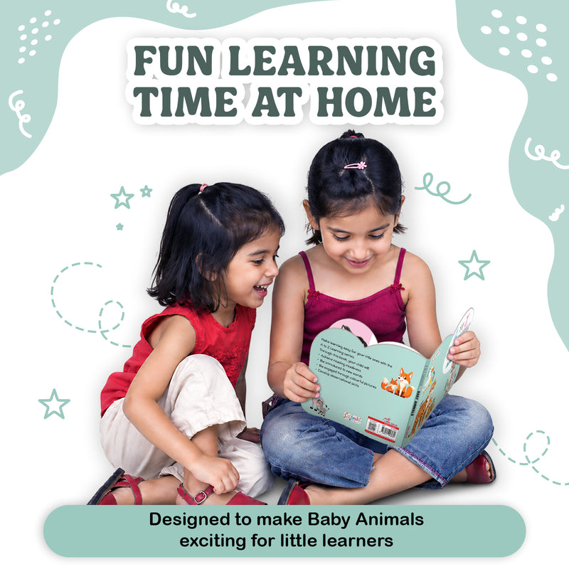A to Z Learning Baby Animals Board Book for Kids – Early & Fun Learning Book (Age 1+ Years)