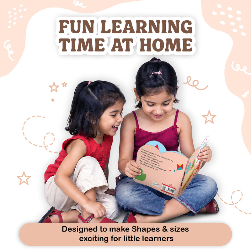 A to Z Learning Shapes and Sizes Board Book for Kids – Early Learning Shape Book (Age 1+ Years)