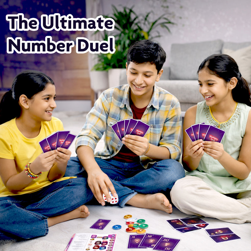 Numerical Wizards – Fun Maths & Number Card Game for Kids, Teens & Family (Age 8–99 Years)