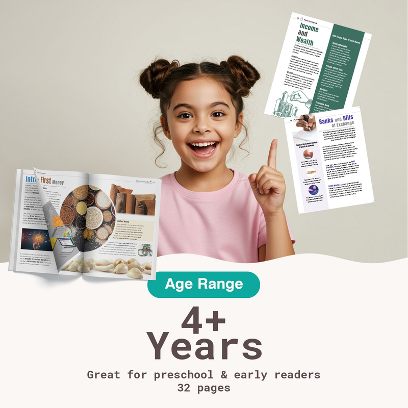 My Very First Money Encyclopedia for Kids | Guide to Money, Banking, Currency, Saving & Spending Basics (Age 4+ Years)