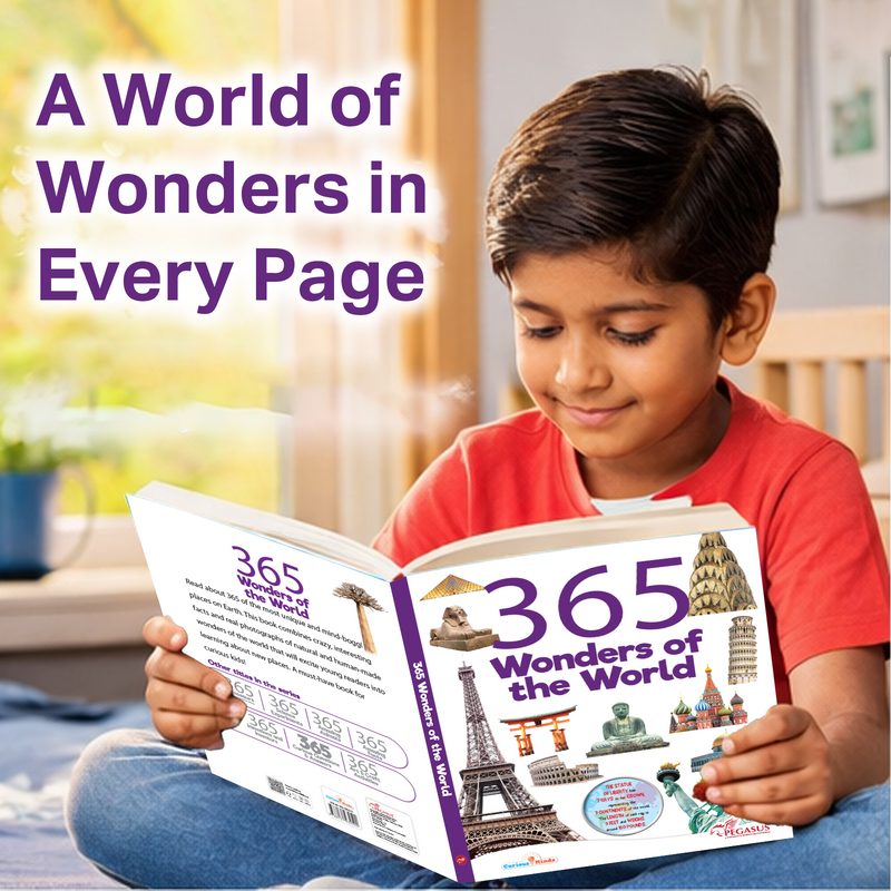 365 Wonders of the World for Kids –Famous Landmarks Book with Real Photos (Age 6+ Years)