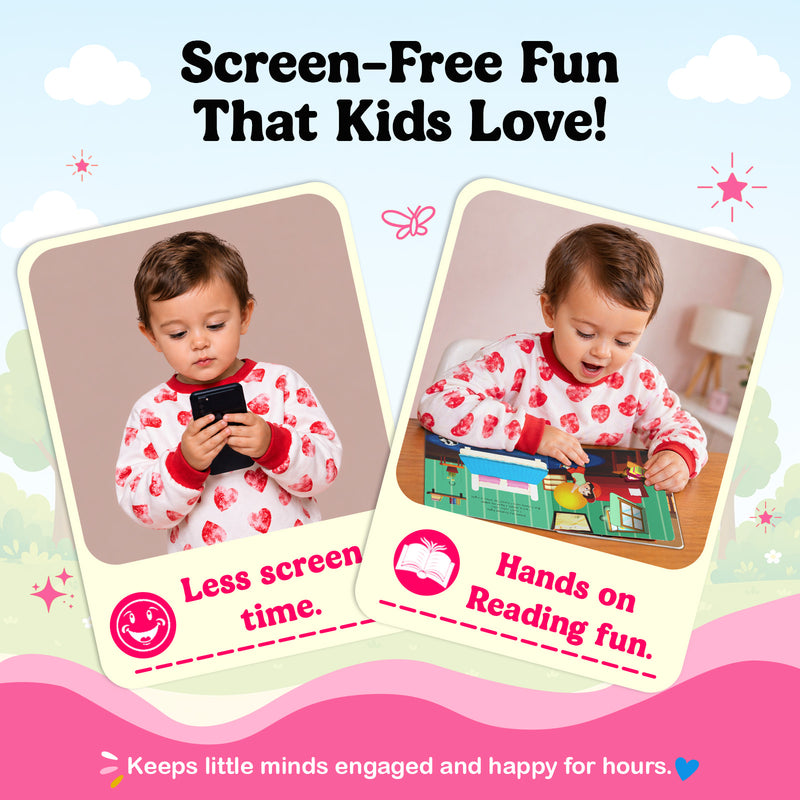 Lift the Flap Shapes Board Book for Kids – Early Learning Shapes Recognition Book (Age 2+ Years)