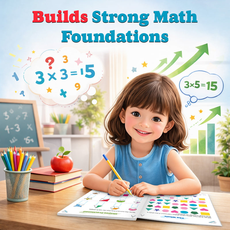 STEAM Maths Angles Fractions & Decimals Workbook for Class 3 (Age 7–9 Years)
