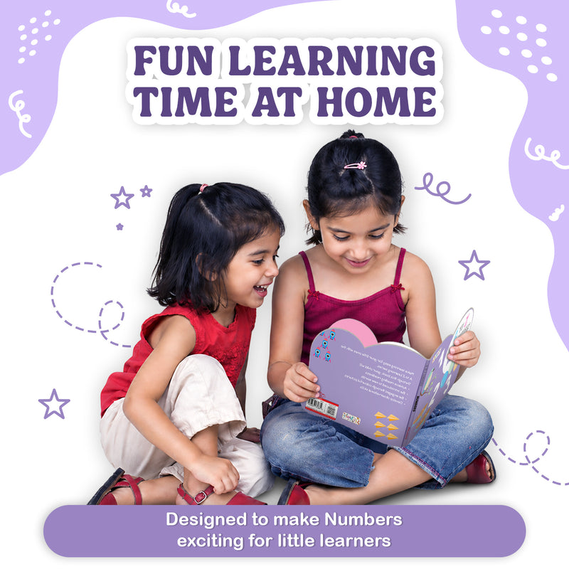 A to Z Learning Number Board Book for Kids – Number Picture Early Learning (Age 1+ Years)