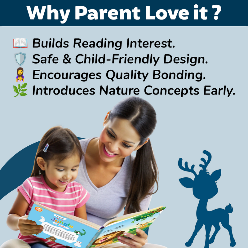 I Explore The Jungle Book for Kids – Magic Noise Book with 6 Real Sound Effects (Age 1+ Years)