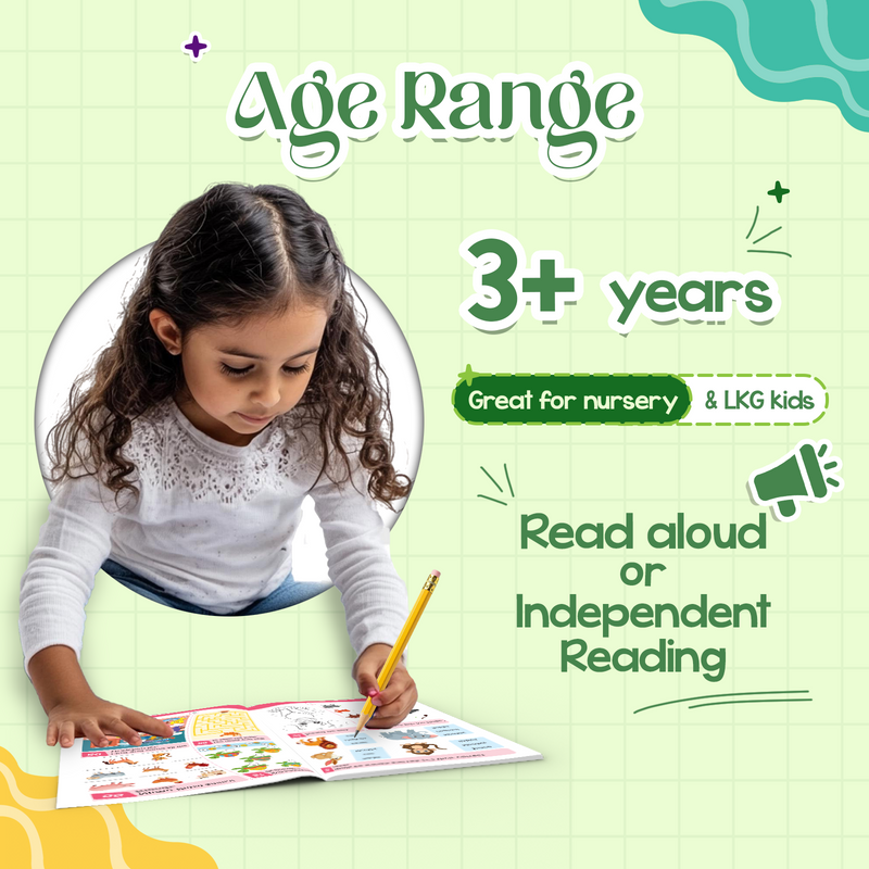 365 Animals Activity Book for Kids – Mazes, Puzzles, and Memory Learning Books (Age 3+ Years)