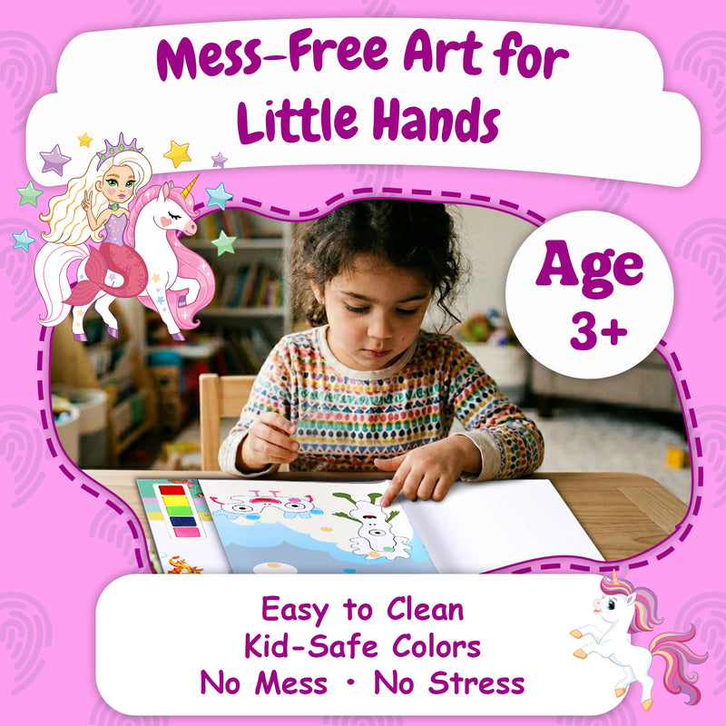 Fingerprinting Magical World –Creative Art and Craft Activity Book for Kids  (Age 3+ Years)