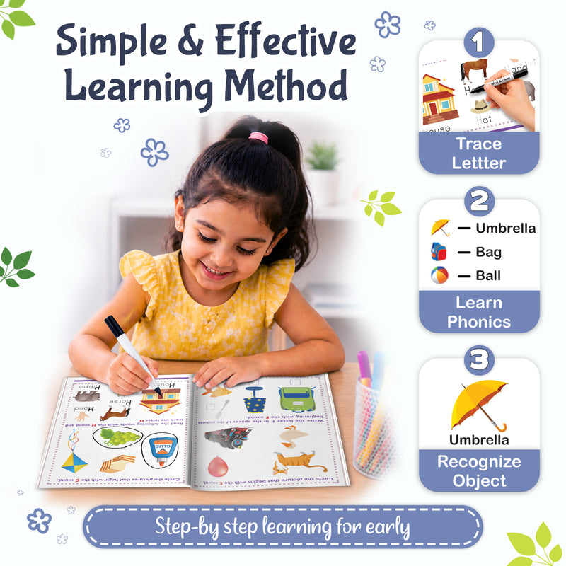 Phonics - Wipe & Clean Workbook