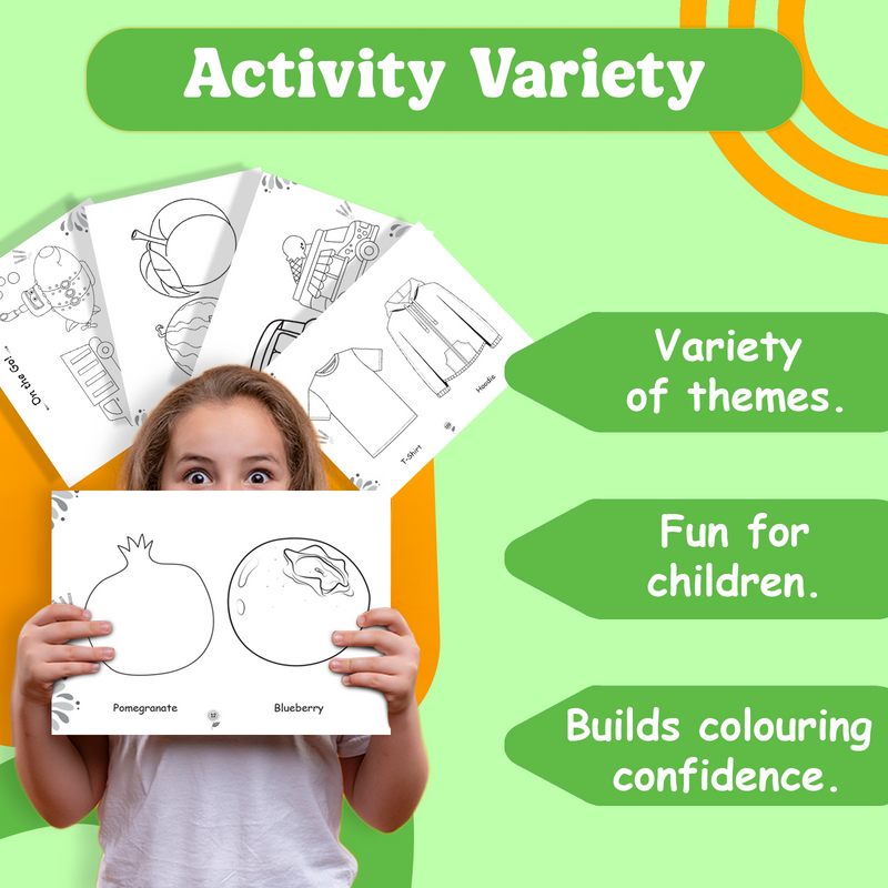 My Big Book of Colouring for Kids – Fun Creative Workbook with 184 Fun Colouring Pages (Age 3+ Years)